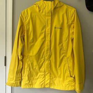 Yellow Women’s Columbia Rain Jacket